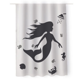 Cortina de baño de Sirena