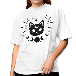 Playera Cat Black