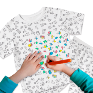 Pijama Infantil Números Para Colorear