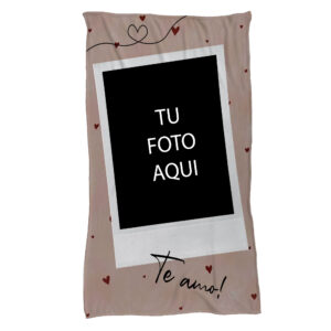 Cobija personalizada Te Amo