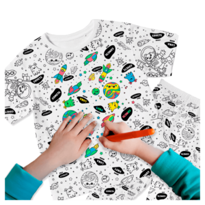 Pijama Infantil Espacial Para Colorear