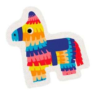 Cojin peluche de piñata