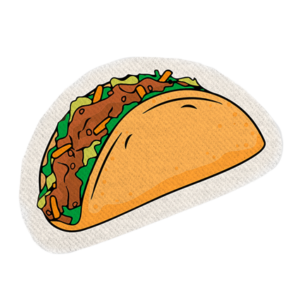 Cojín peluche de Taco