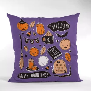 Cojin Halloween Morado