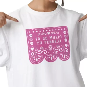 Playera Papel Picado Rosa