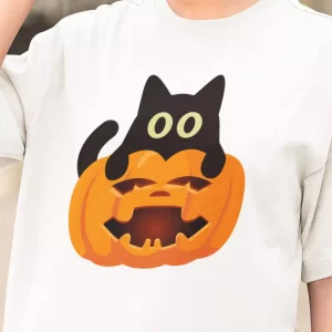 Playera Gato-Calabaza