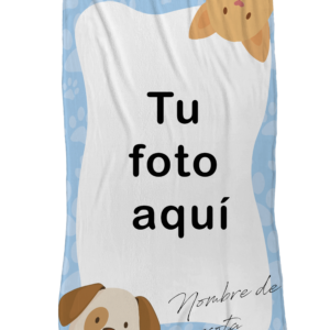 MASCOTAS PERSONALIZADA AZUL
