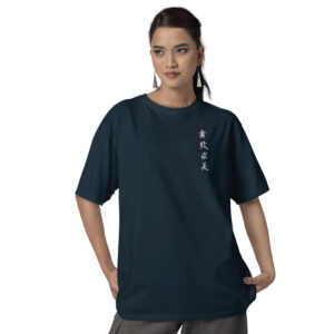 PLAYERA AZUL MARINO DRAGÓN OVERSIZE