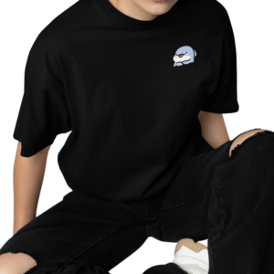 PLAYERA NEGRA SHARKY