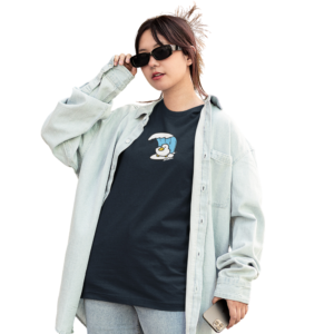 PLAYERA AZUL MARINO SURF CUACK