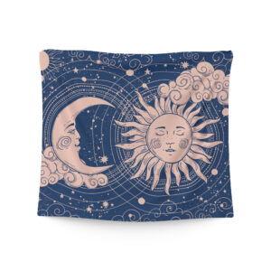 SOL&LUNA AZUL CUADRADO